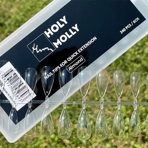 ALMOND GEL TIPS (240pcs)- HOLY MOLLY™