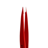 STALEKS PRO EXPERT 11 TYPE 5R EYEBROW TWEEZERS (POINT) RED TE-11/5R - STALEKS™
