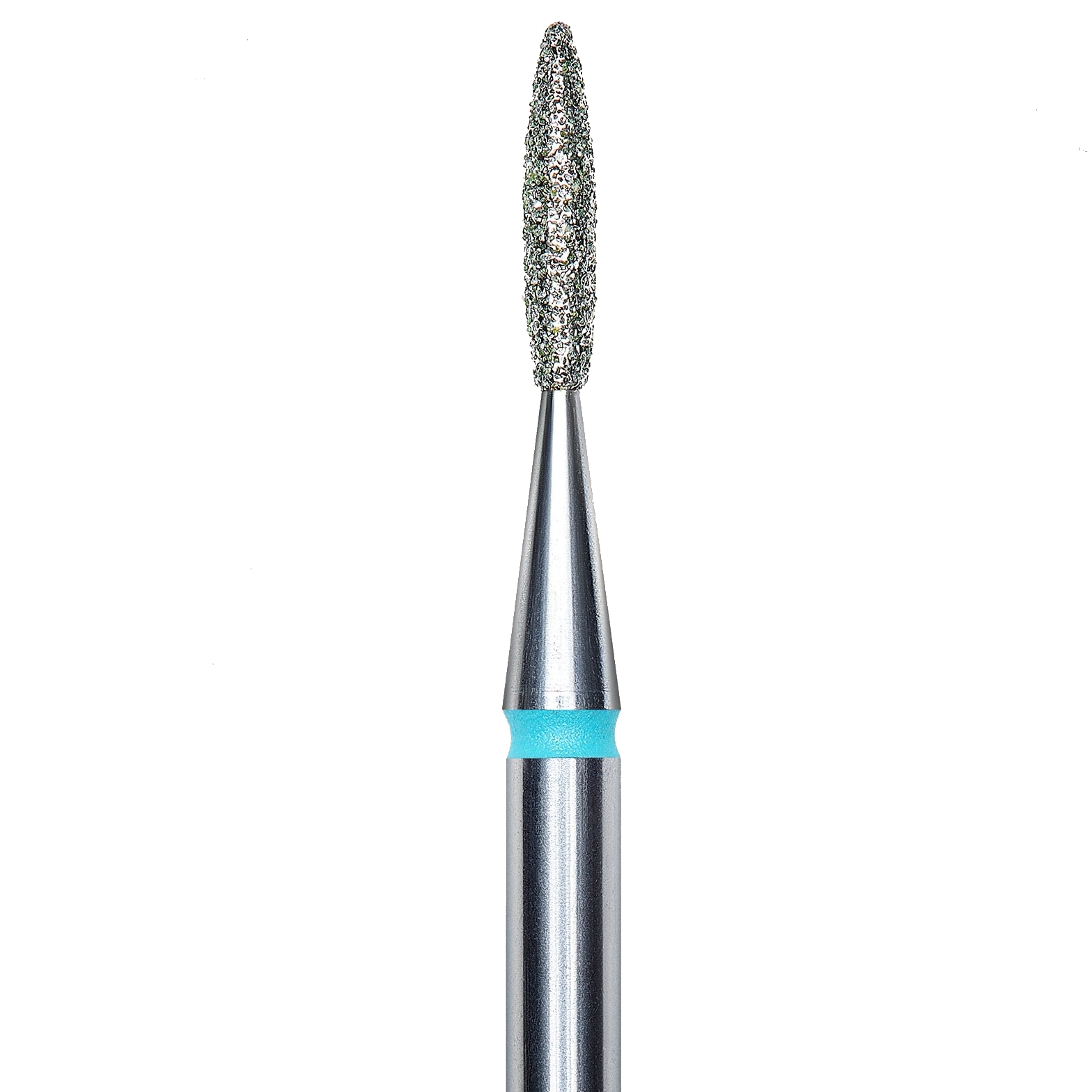 DIAMOND NAIL DRILL BIT, "FLAME", BLUE, HEAD DIAMETER 1.6/8MM (FA11B016/8) - STALEKS™