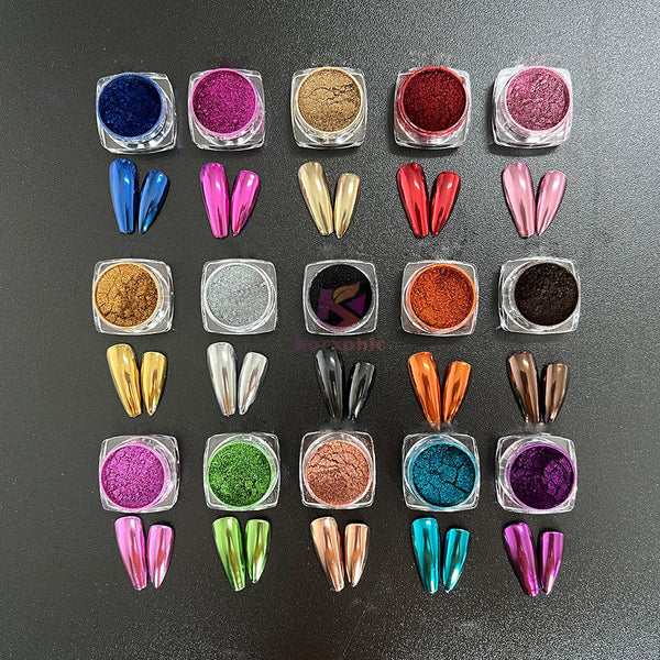 Chrome Nail Art Pigment Powder SK06 Mirror Effect