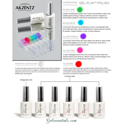 Gel Play Magnetic Clear Silver