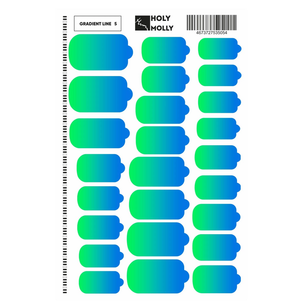 MANICURE FILM GRADIENT LINE #5- HOLY MOLLY