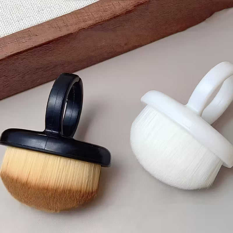 Dust Remover Brushes Ring-Shaped Manicure & Pedicure Tool with Soft Bristles