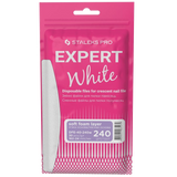 DISPOSABLE FILES PAPMAM FOR STRAIGHT NAIL FILE (SOFT BASE) EXPERT 40 (30 PCS) DFE-40 W- STALEKS™