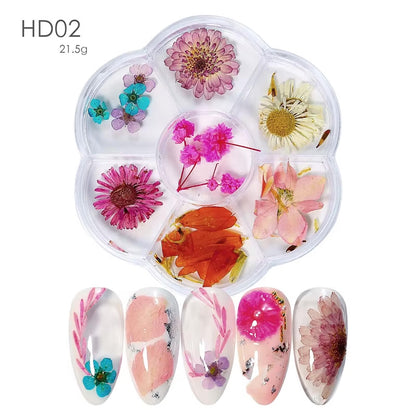 DIY Natural Real 3D Dried Flower