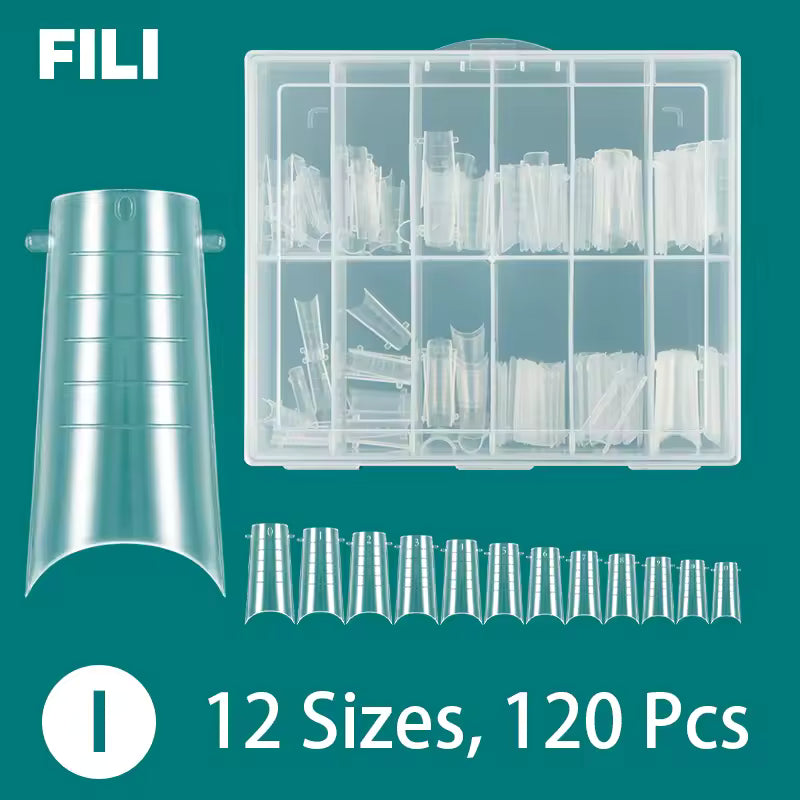 UPPER/DUAL NAIL FORMS #6 FOR ACRYGEL, POLYGEL 120pc
