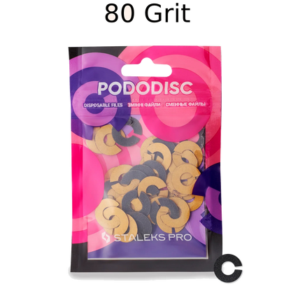 STALEKS PRO EXPERT UMBRELLA PODODISC RINGLIKE DISPOSABLE FILES SIZE S 15 MM DIAMETER REFILL PADS FOR PEDICURE DISC 50 PCS PDFR-15- STALEKS™