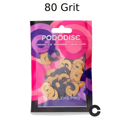 STALEKS PRO EXPERT UMBRELLA PODODISC RINGLIKE DISPOSABLE FILES SIZE S 15 MM DIAMETER REFILL PADS FOR PEDICURE DISC 50 PCS PDFR-15- STALEKS™