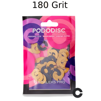 STALEKS PRO EXPERT UMBRELLA PODODISC RINGLIKE DISPOSABLE FILES SIZE S 15 MM DIAMETER REFILL PADS FOR PEDICURE DISC 50 PCS PDFR-15- STALEKS™