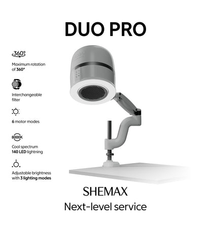 Shemax Duo Pro - Professional nail dust collector