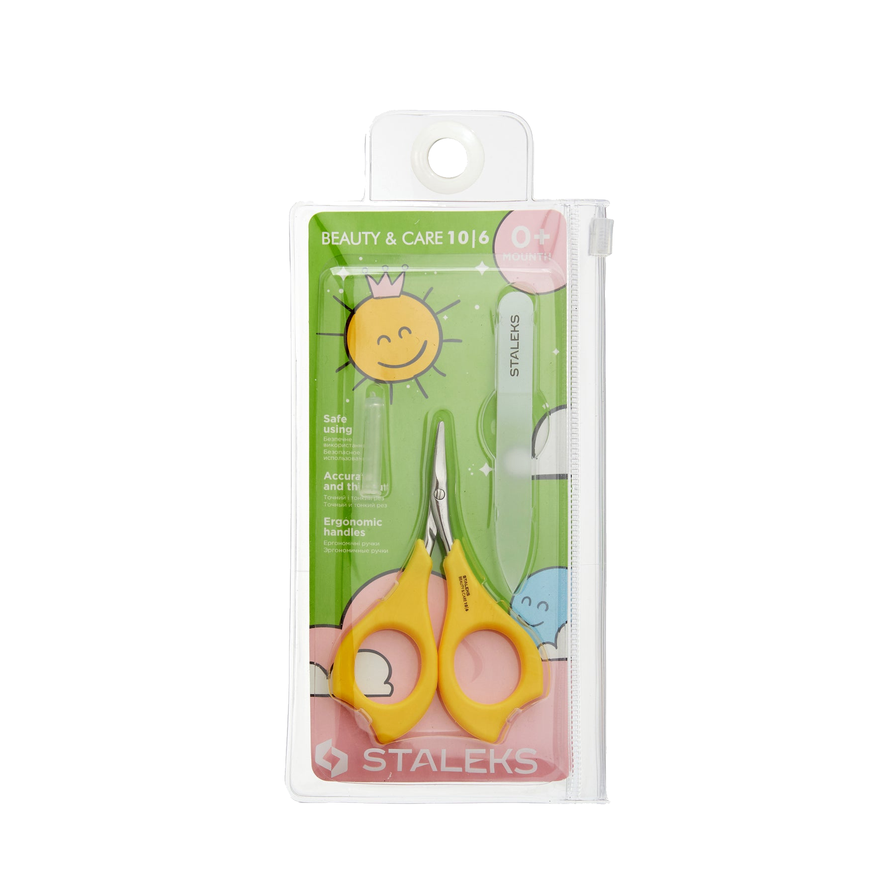 STALEKS manicure set for kids (nail scissors + nail file) beauty & care 10 type 6 sbc-10/6