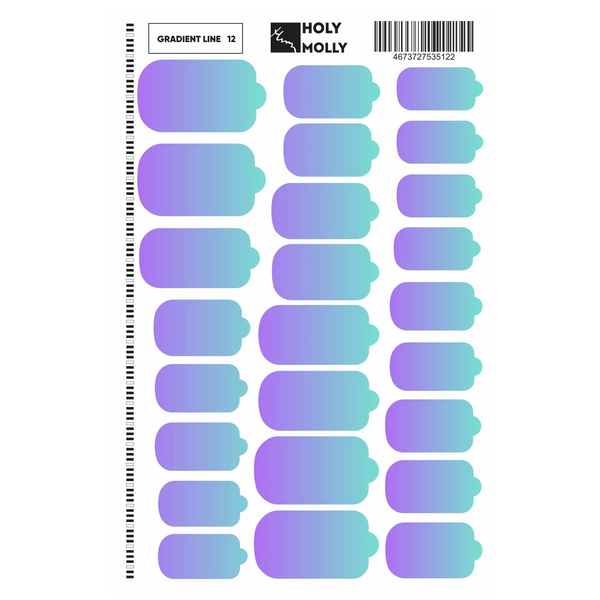 MANICURE FILM GRADIENT LINE #12- HOLY MOLLY