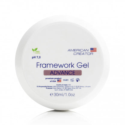 American Creator - Framework Gel Advance (Pink), 30ml