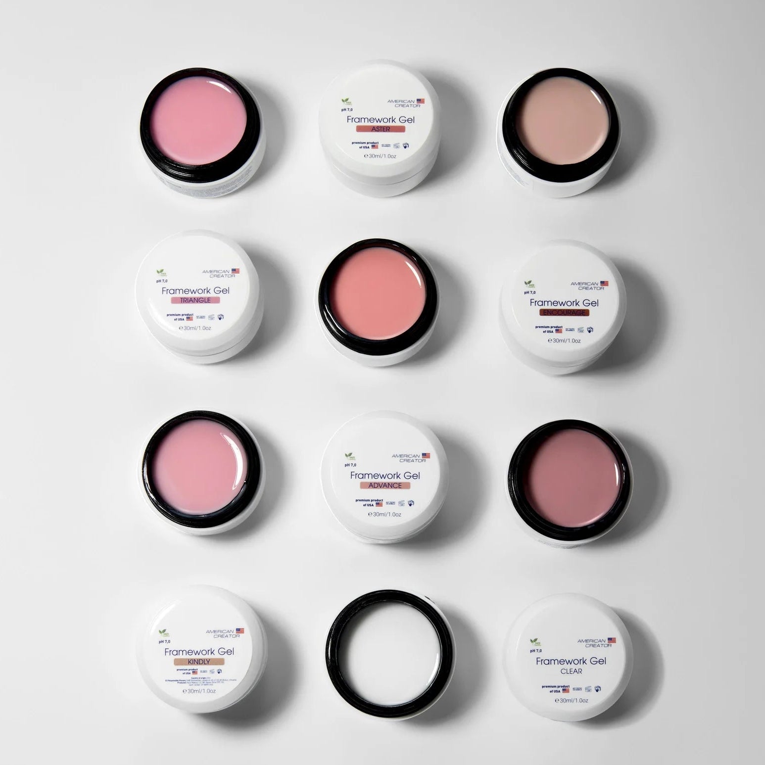 American Creator - Framework Gel Aster (Pink), 30ml
