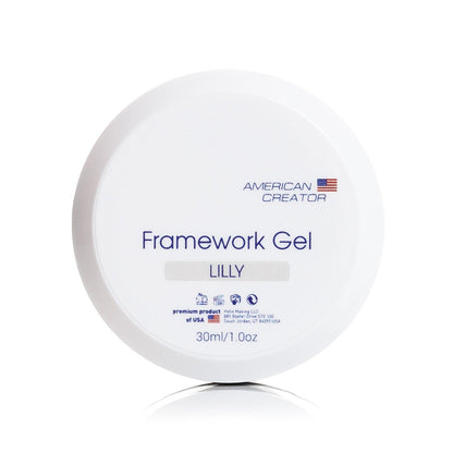 American Creator - Framework Gel Lilly (White), 30ml
