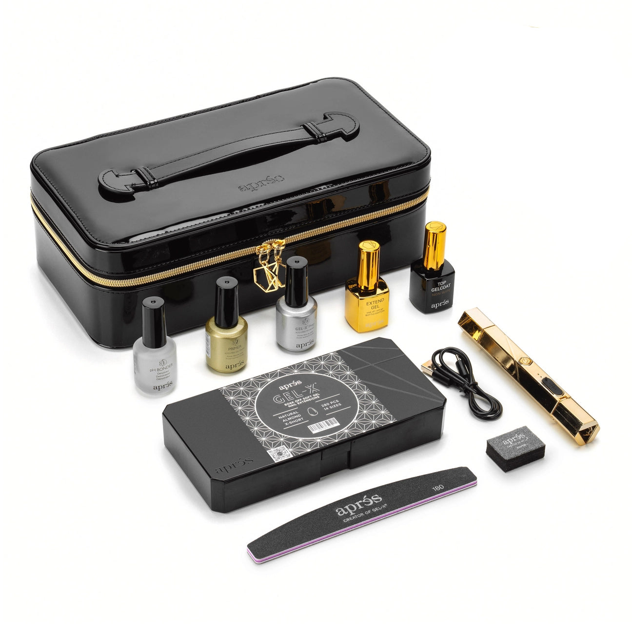 Apres - Gel-X Nail Extension Kit (Black)