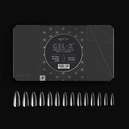 Apres - Gel-X Natural Almond Long Box of Tips 2.0, 600pcs
