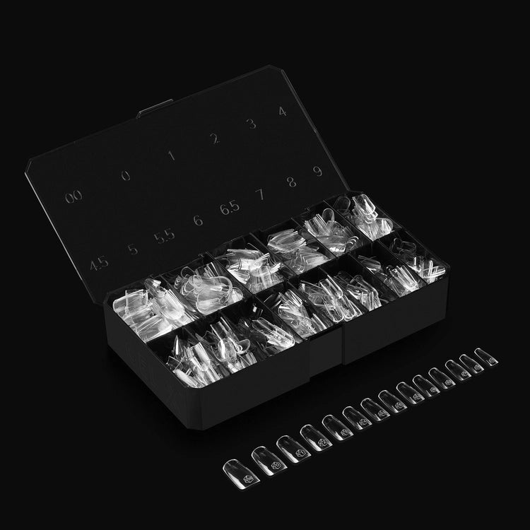 Apres - Gel-X Natural Square Medium Box of Tips 2.0, 600pcs