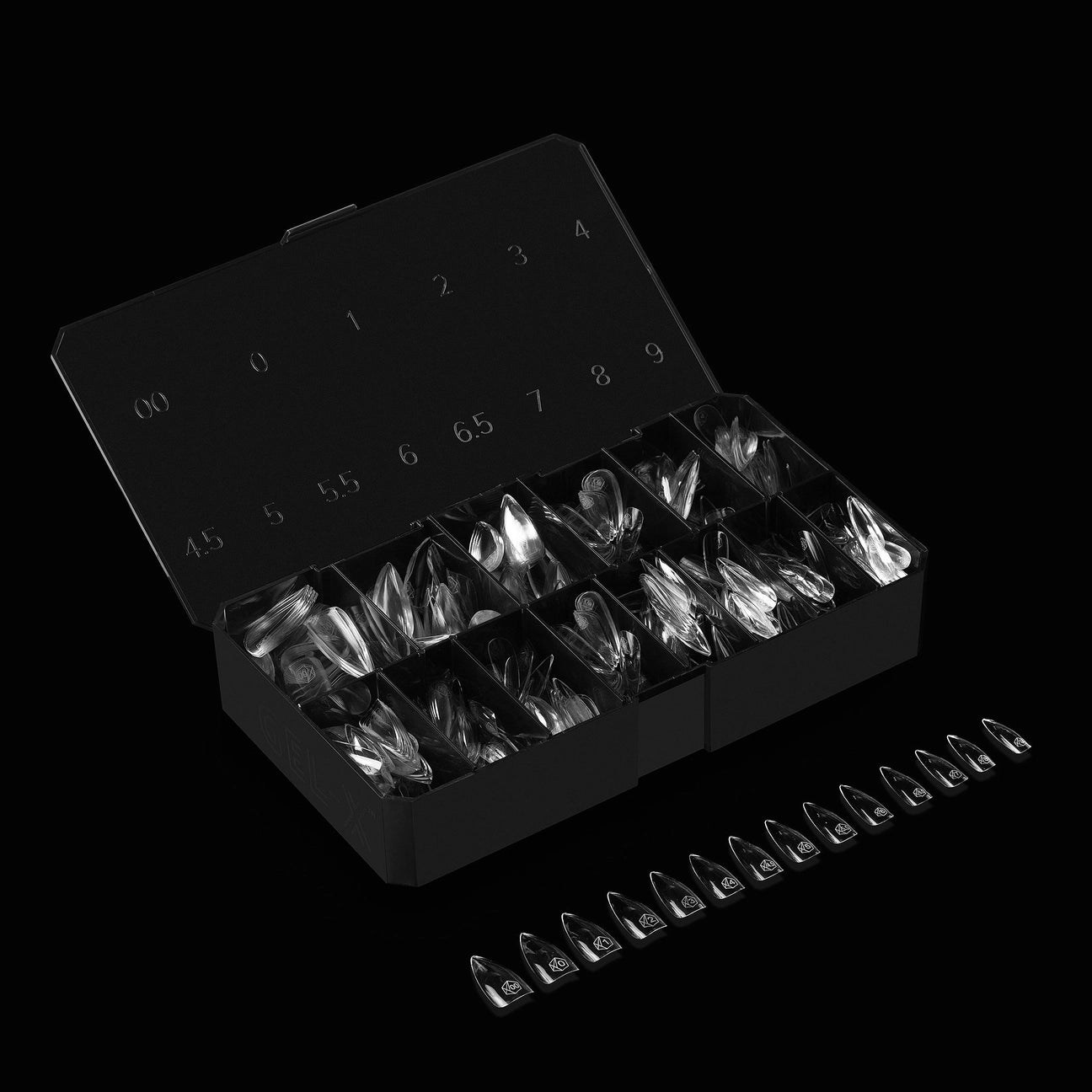 Apres - Gel-X Natural Stiletto Medium Box of Tips 2.0, 600pcs