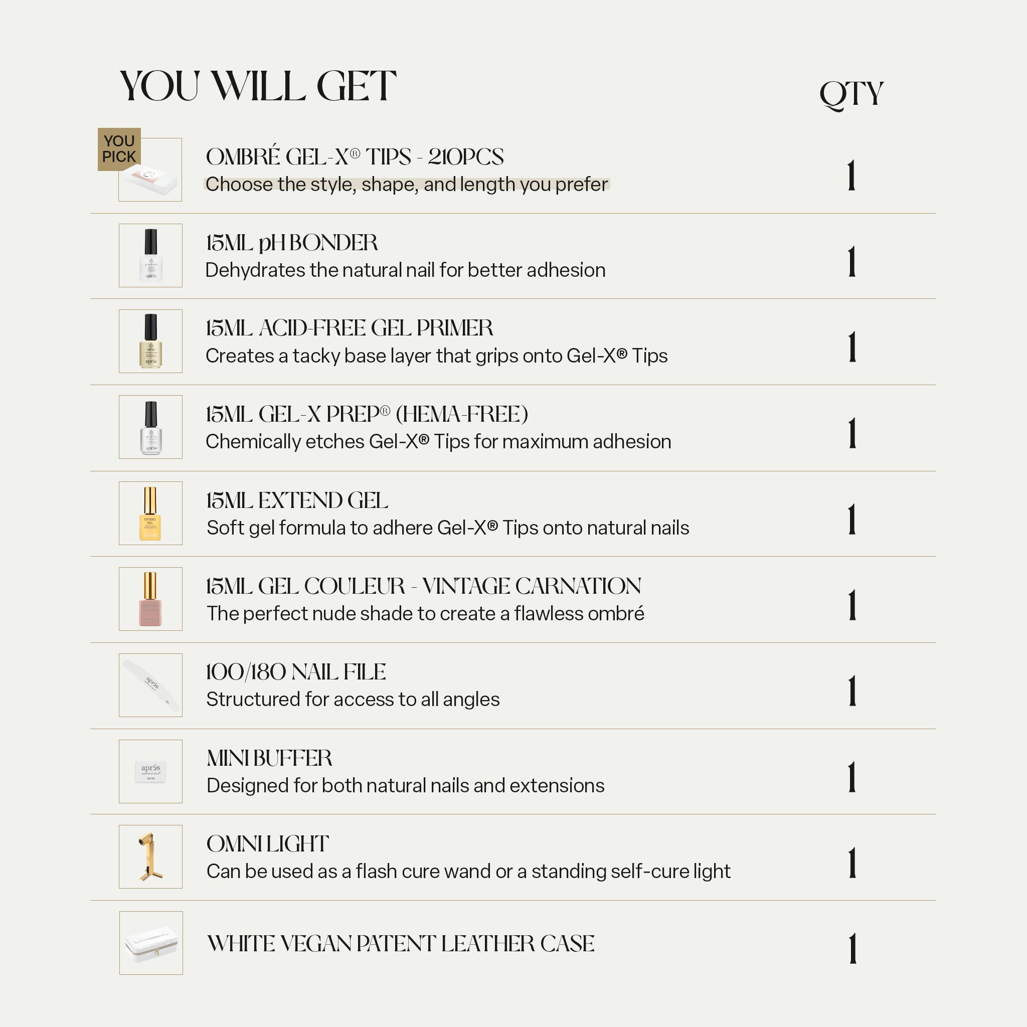 Apres Gel-X Ombre Starter Kit