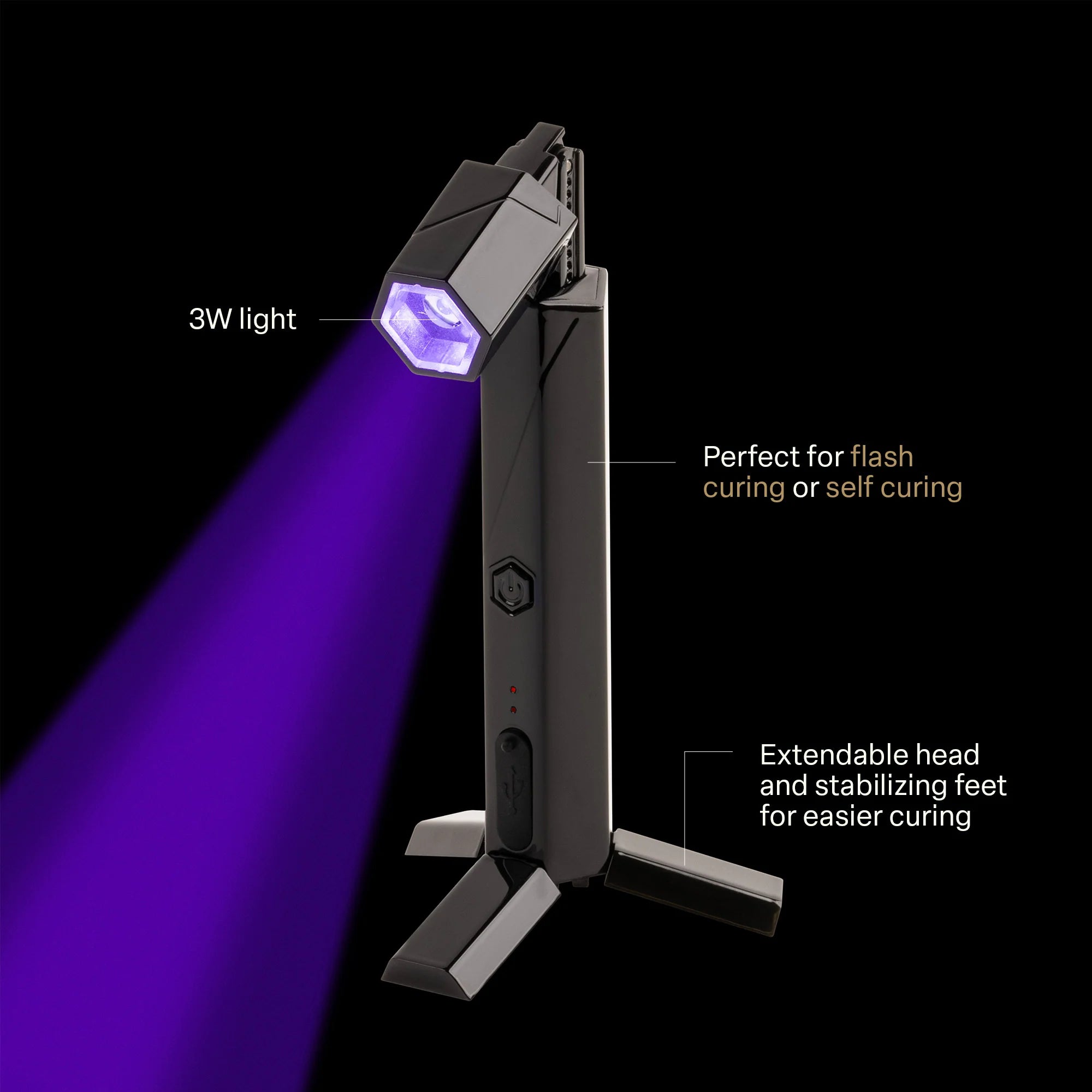 Apres Gel-X Omni Black Nail Curing Light