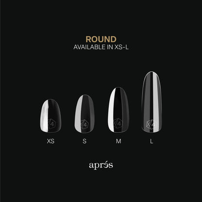 Apres - Gel-X Sculpted Round Long Box of Tips 2.0, 600pcs