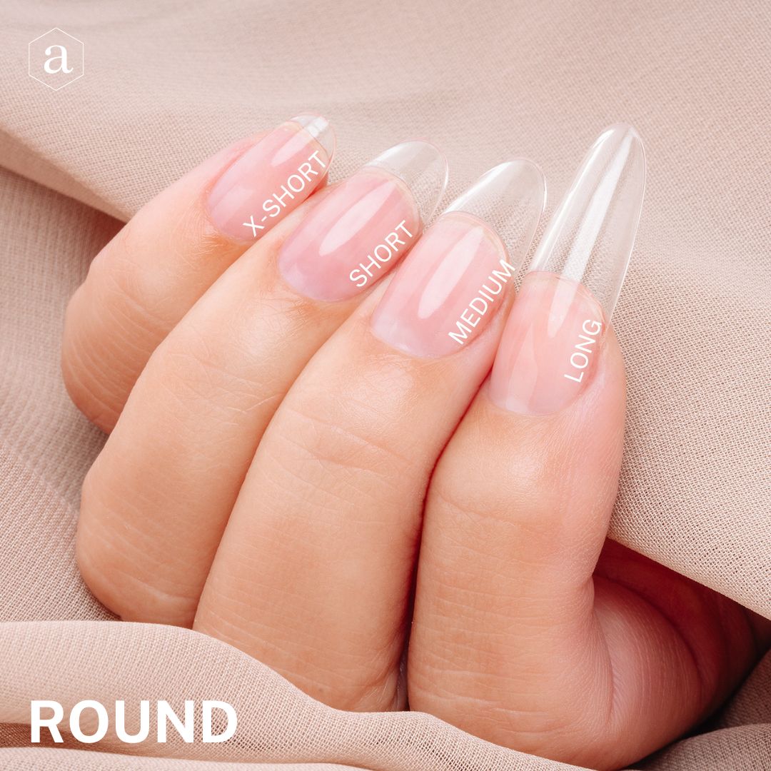 Apres - Gel-X Sculpted Round Short Box of Tips 2.0, 600pcs