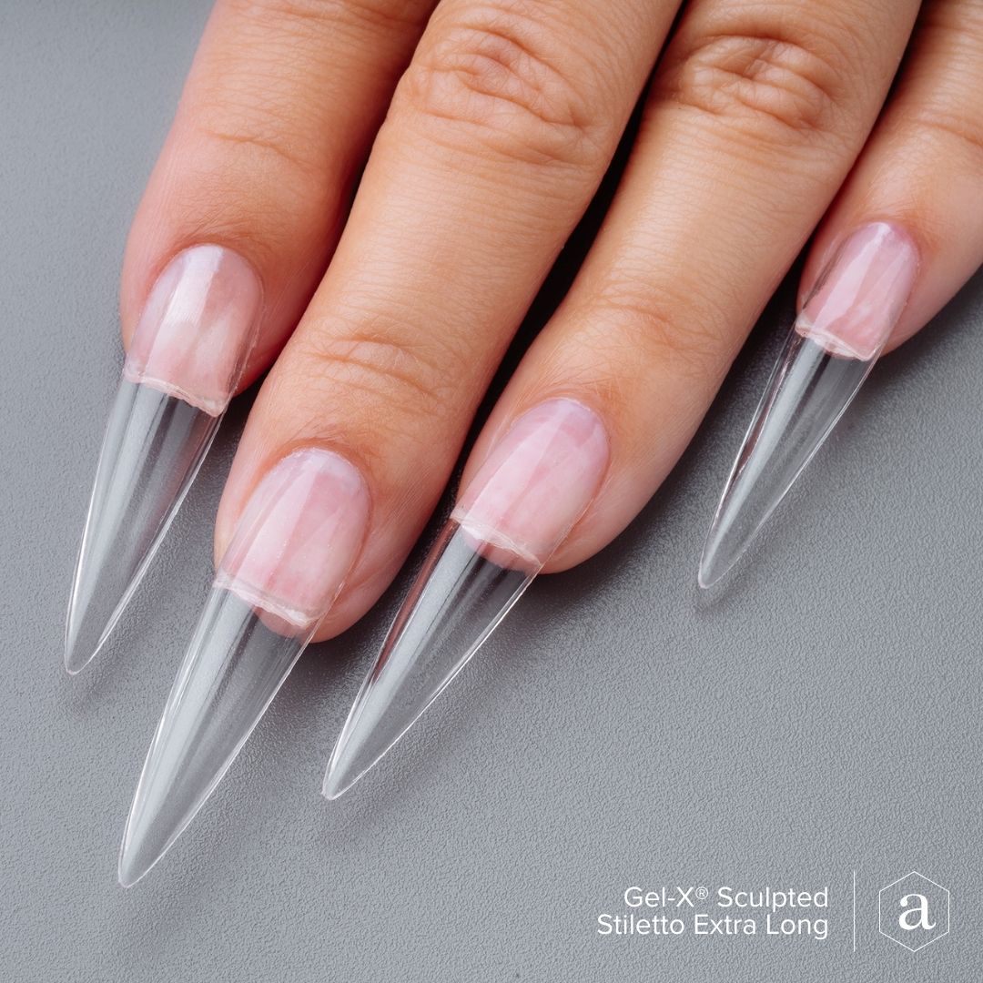 Apres - Gel-X Sculpted Stiletto Extra Long Box of Tips, 420pcs
