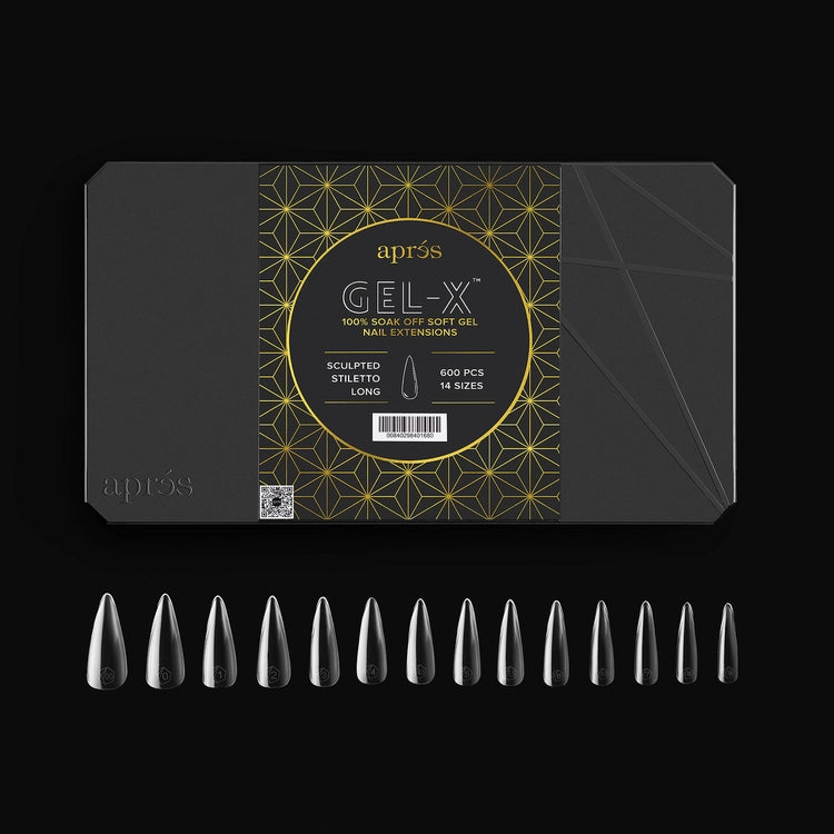 Apres - Gel-X Sculpted Stiletto Long Box of Tips 2.0, 600pcs
