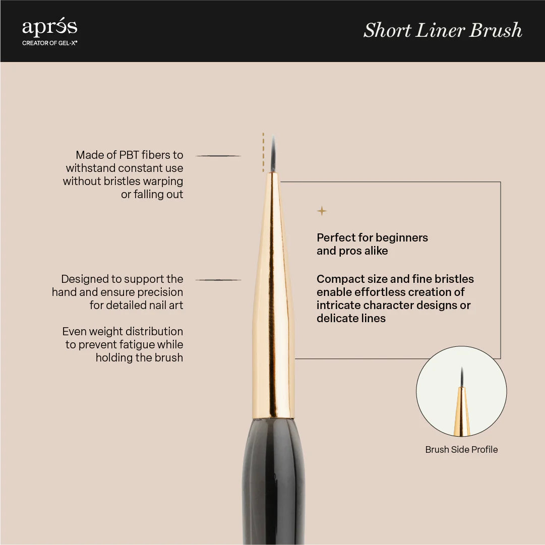 Apres Short Liner Brush Gel-X