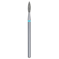 DIAMOND NAIL DRILL BIT, "FLAME", BLUE, HEAD DIAMETER 2.1/8MM (FA11B021/8) - STALEKS™