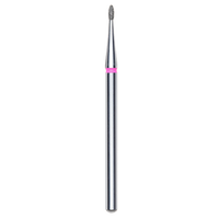DIAMOND NAIL DRILL BIT, "BUD", RED, HEAD DIAMETER 1.2/3MM (FA50R012/3) - STALEKS™