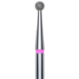 DIAMOND NAIL DRILL BIT, "BALL", RED, HEAD DIAMETER 2.7MM (FA01R027) - STALEKS™