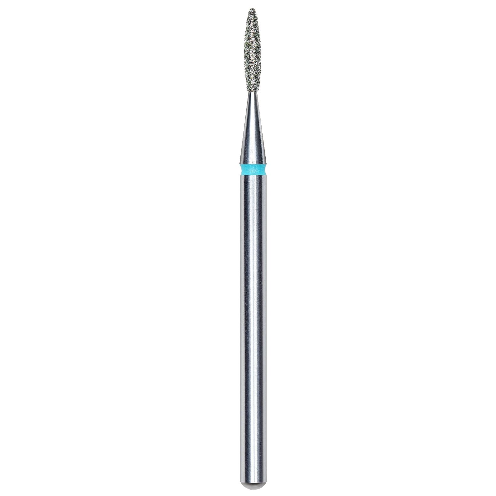 DIAMOND NAIL DRILL BIT, "FLAME", BLUE, HEAD DIAMETER 1.6/8MM (FA11B016/8) - STALEKS™