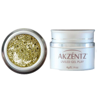 GEL PLAY - GLITZ 24K GOLD LEAF 4g -AKZENTZ