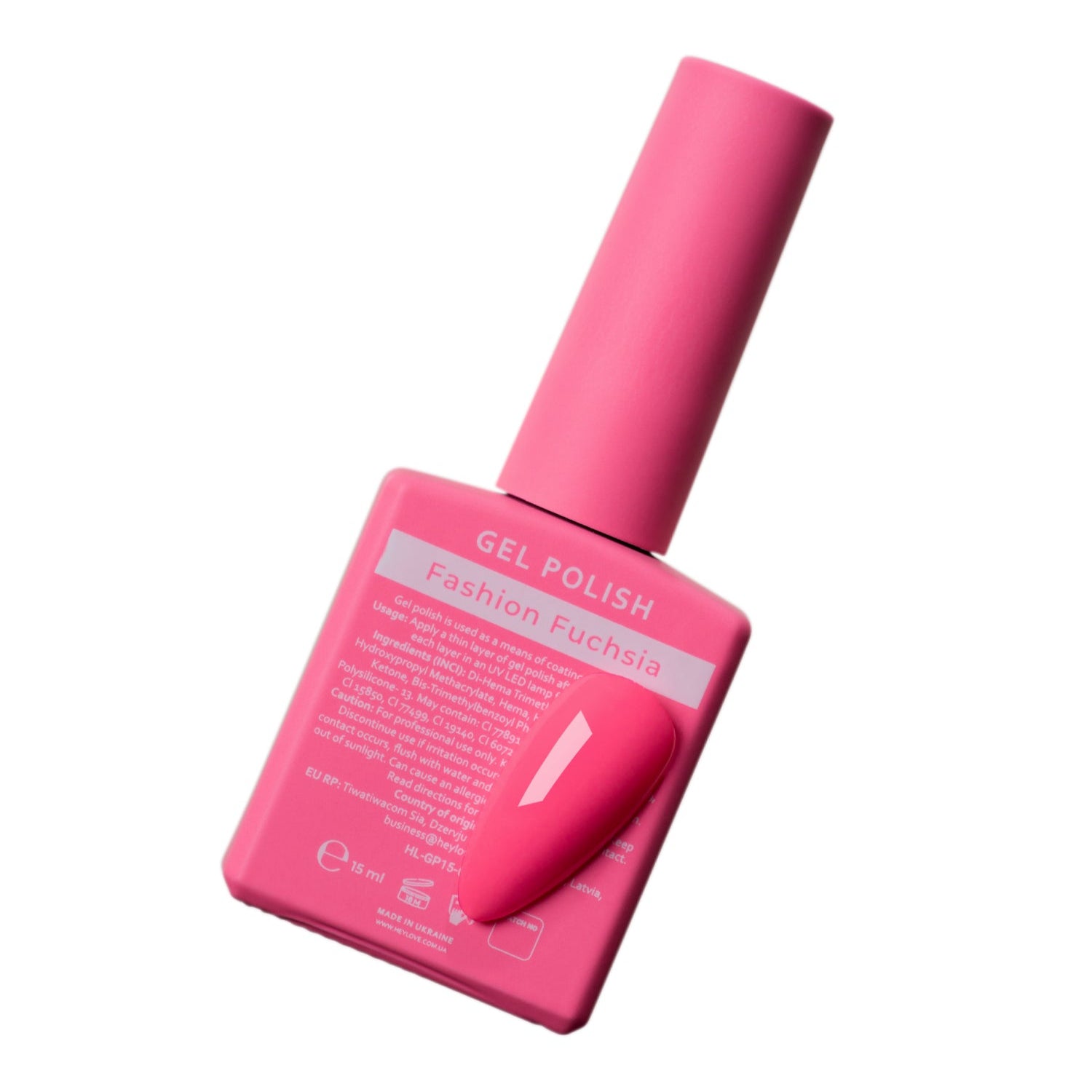 HELLO - Gel Polish Fashion Fuchsia, 15ml