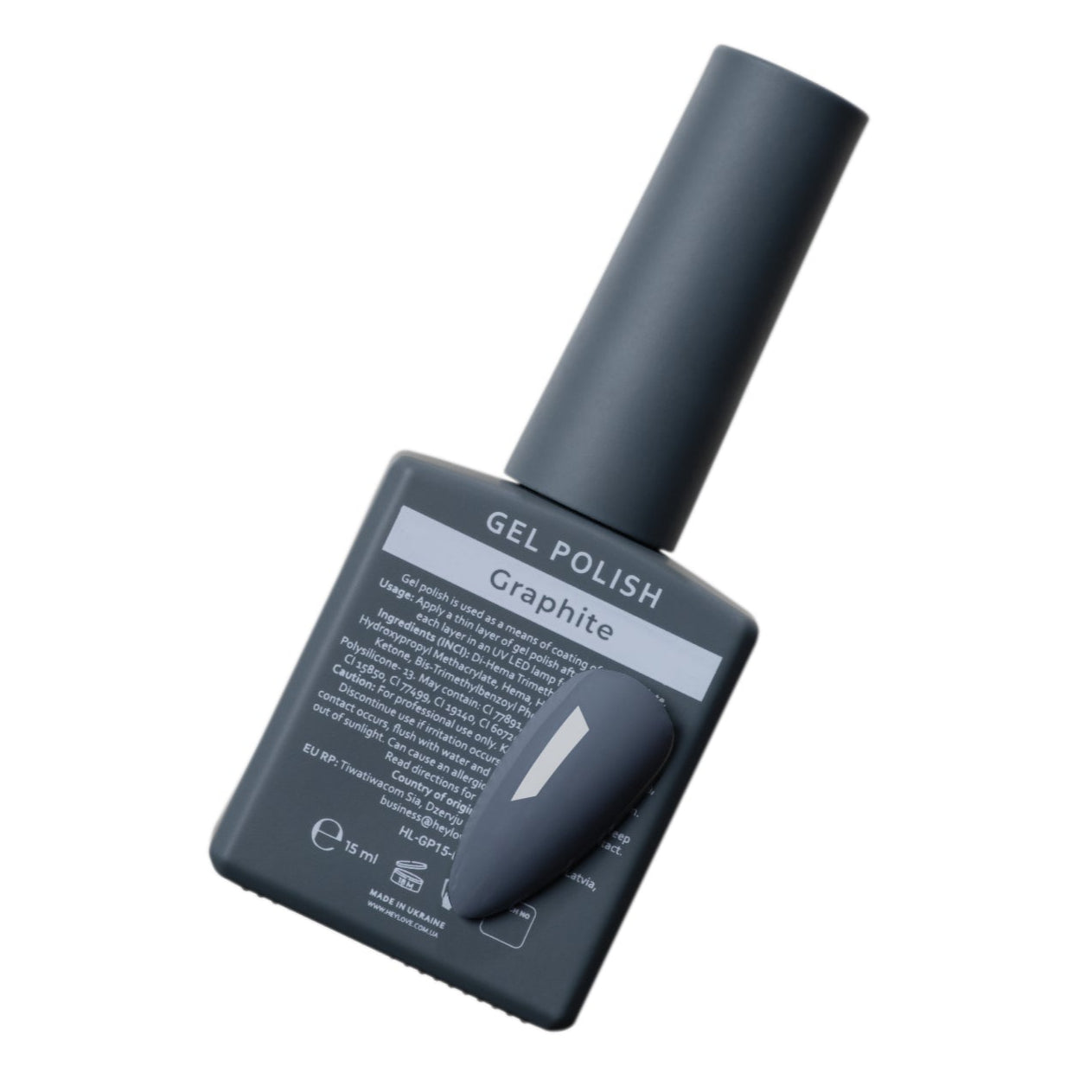 HELLO - Gel Polish Graphite, 15ml
