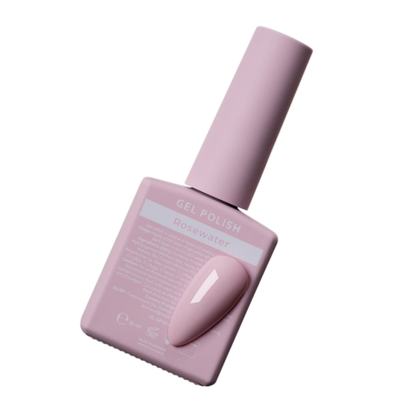 HELLO - Gel Polish Rosewater, 15ml