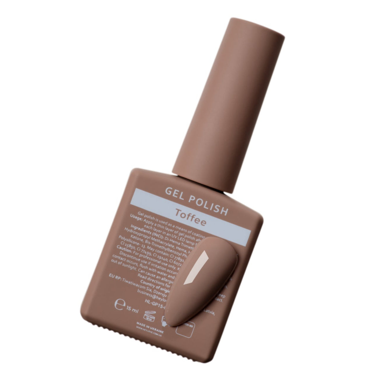 HELLO - Gel Polish Toffee, 15ml