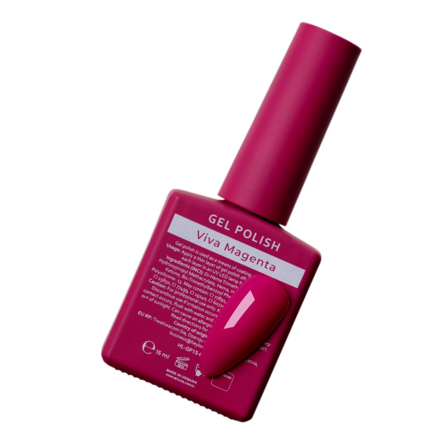 HELLO - Gel Polish Viva Magenta, 15ml