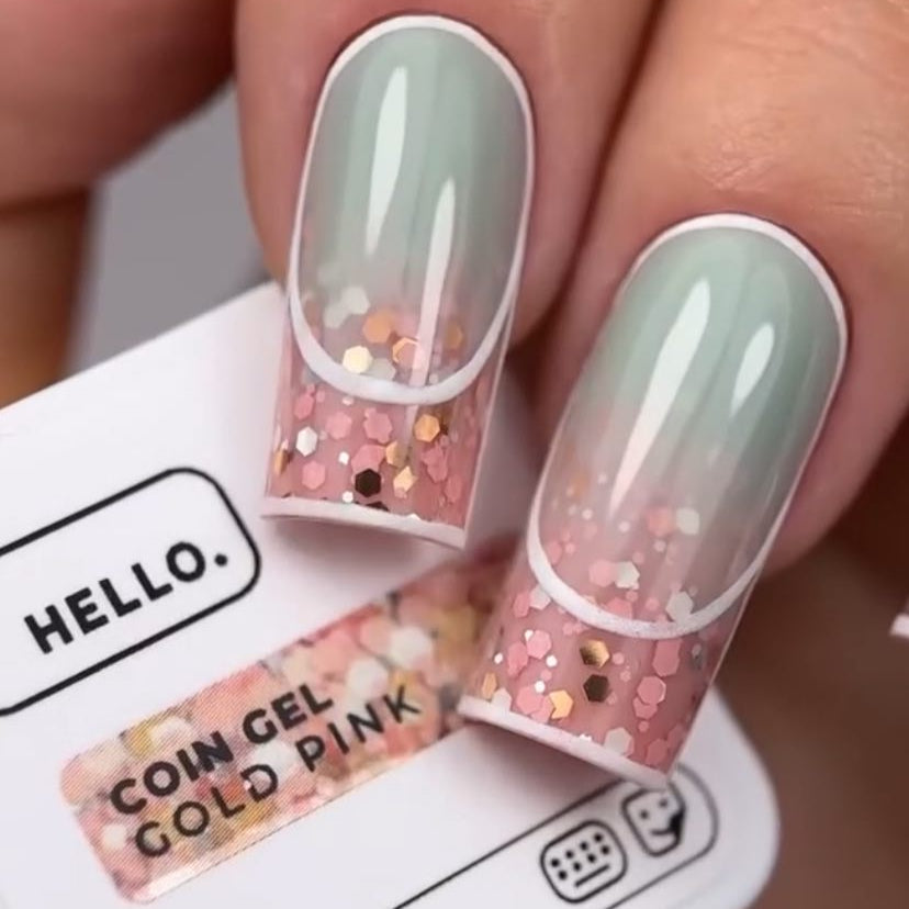 HEYLOVE - Coin Gel Gold Pink, 5g