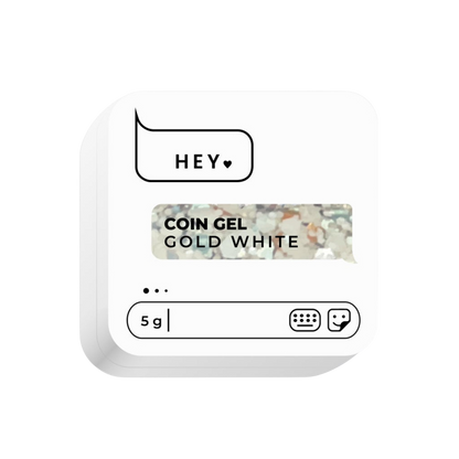 HEYLOVE - Coin Gel Gold White, 5g