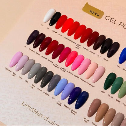 HEYLOVE - Color Gels Box (66 colors), 15ml