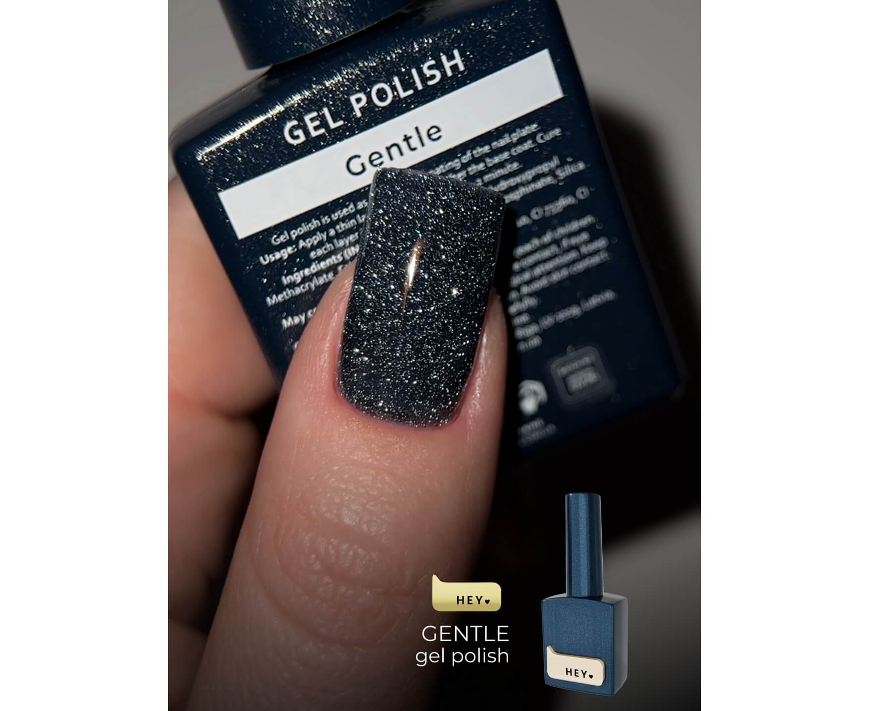 HEYLOVE - Gentle HEYLOVE – Gel Polish Gentle (Blue), 15ml