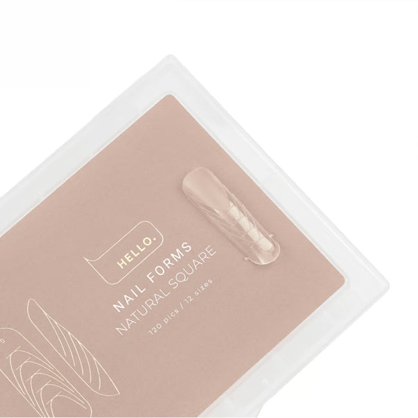 HEYLOVE - Gel Upper Forms Natural Square, 120pcs
