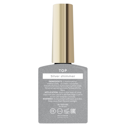 HEYLOVE - Silver Shimmer Top, 15ml