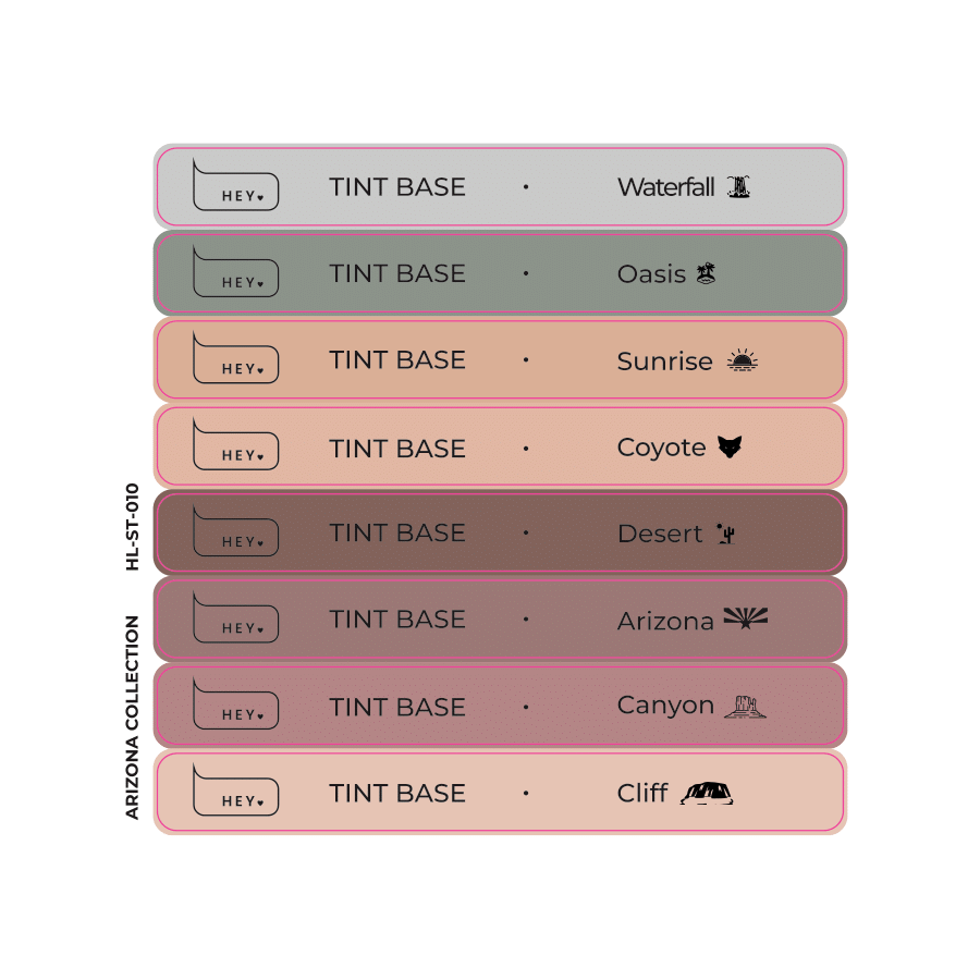 HEYLOVE - Stickers for Swatches Arizona Collection #10