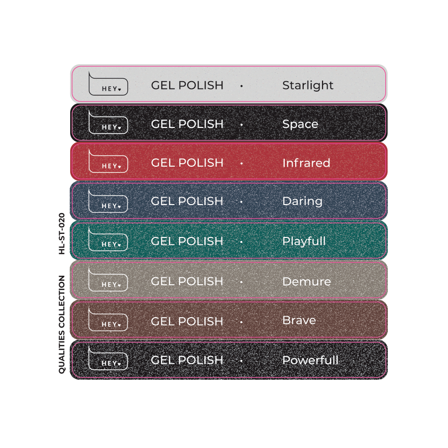 HEYLOVE - Stickers for Swatches Qualities Collection #20