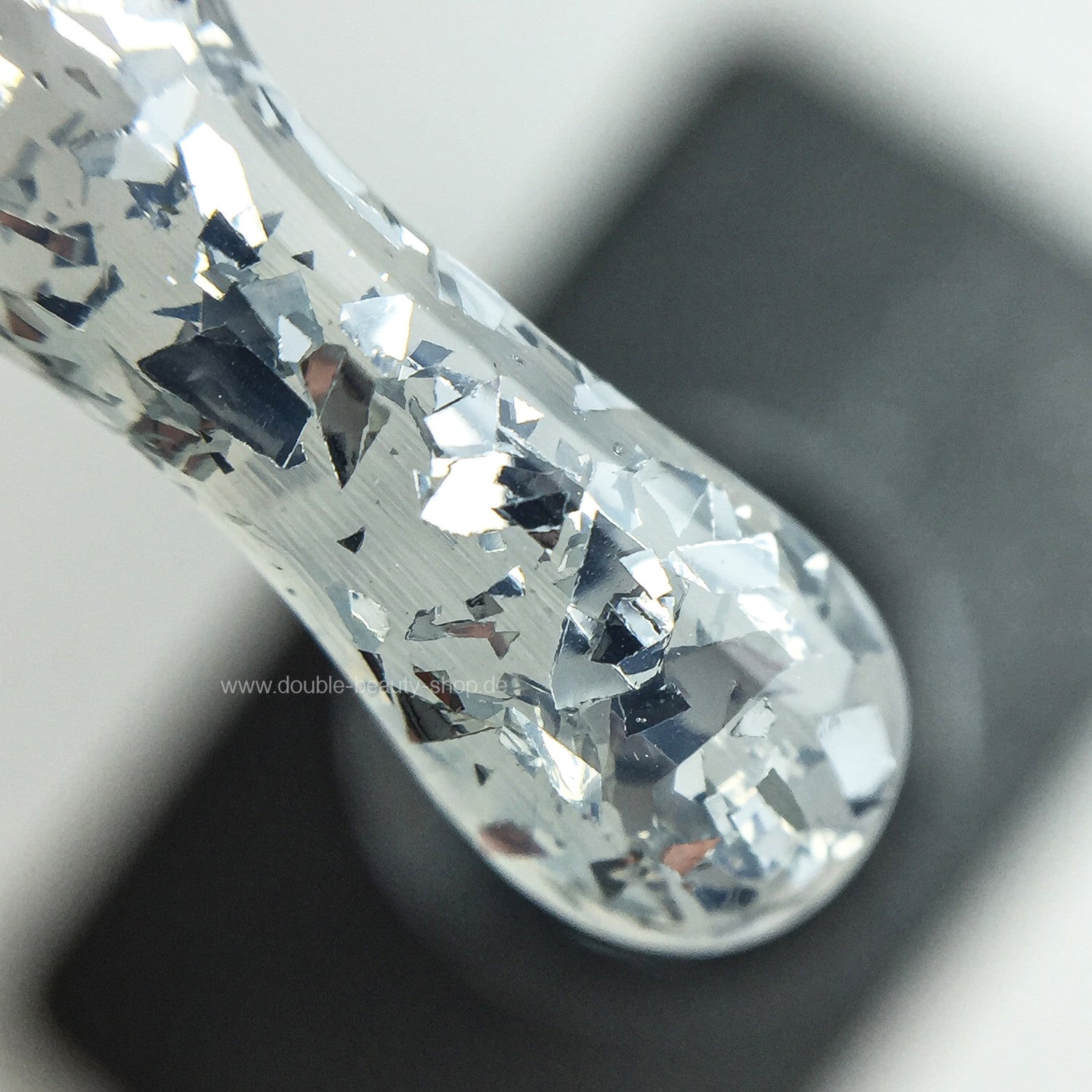 HEYLOVE - Top Silver Flakes Glossy, 15ml