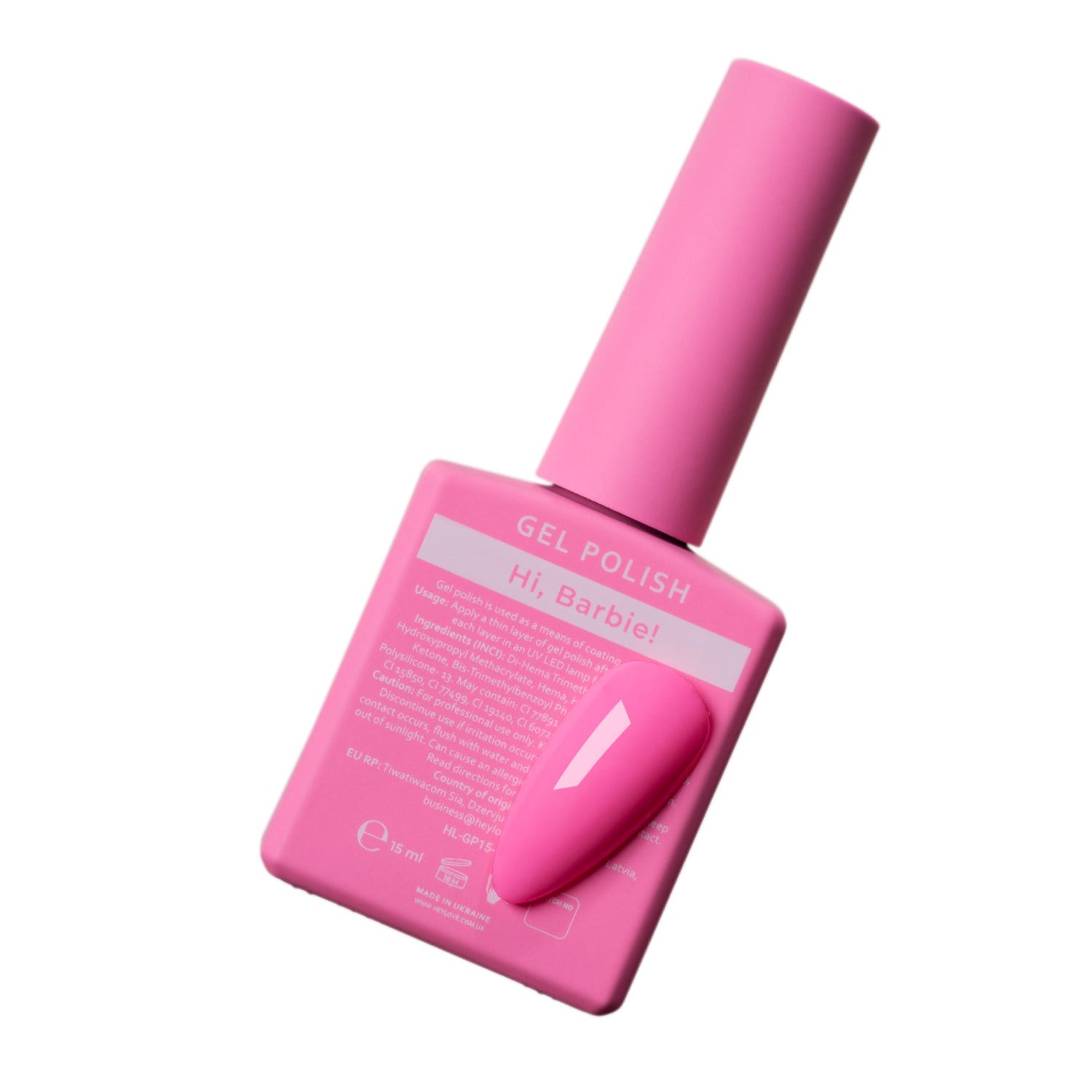 HEYLOVE (ex HELLO) - Gel Polish Hi, Barbie!, 15ml
